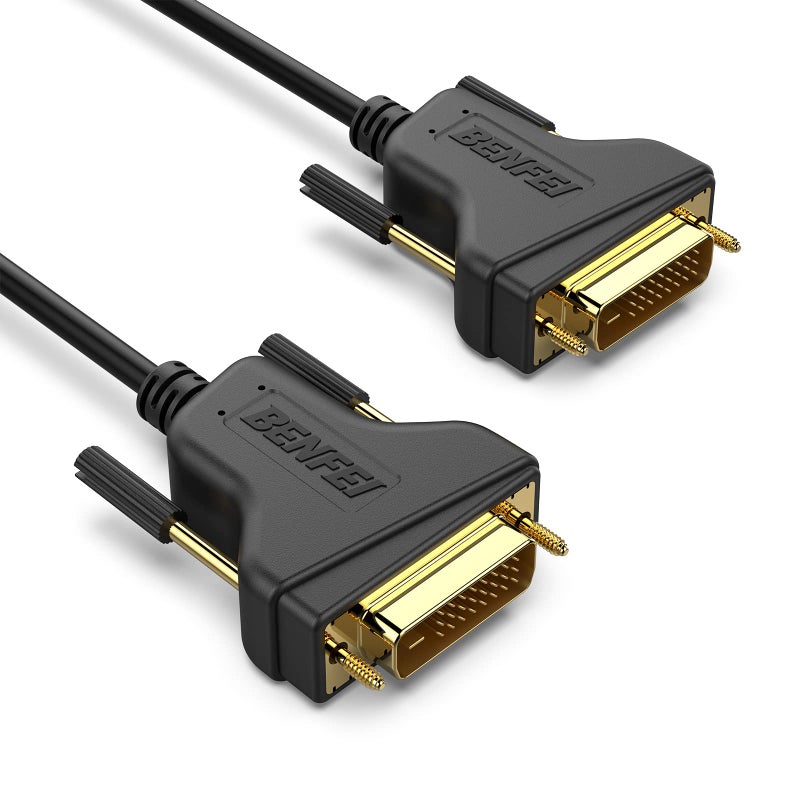 BENFEI DVI to DVI 10 Feet Cable 2K@60Hz Dual Link, DVI-D to DVI-D Cable - Image 1